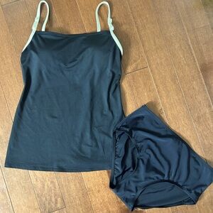 Kate Spade two piece swimsuit - size S, colour black